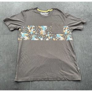 Howler Bros Men T Shirt Size Small Brown Cotton Rooster Print Casual Beach.